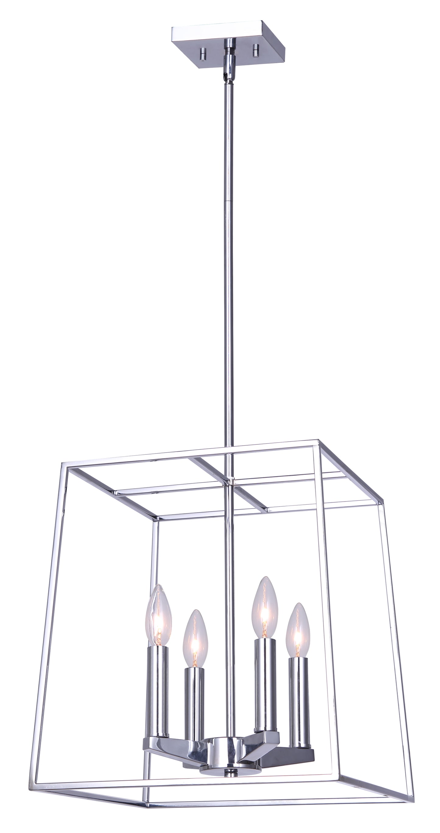 COCO, ICH1034A04CH14, 4 Lt 14inch Rod Chandelier