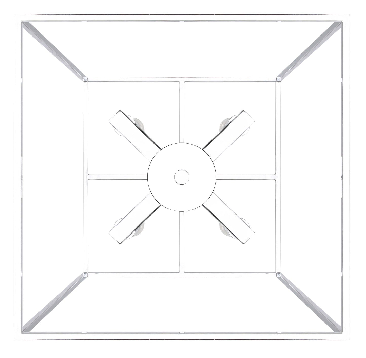 COCO, ICH1034A04CH14, 4 Lt 14inch Rod Chandelier