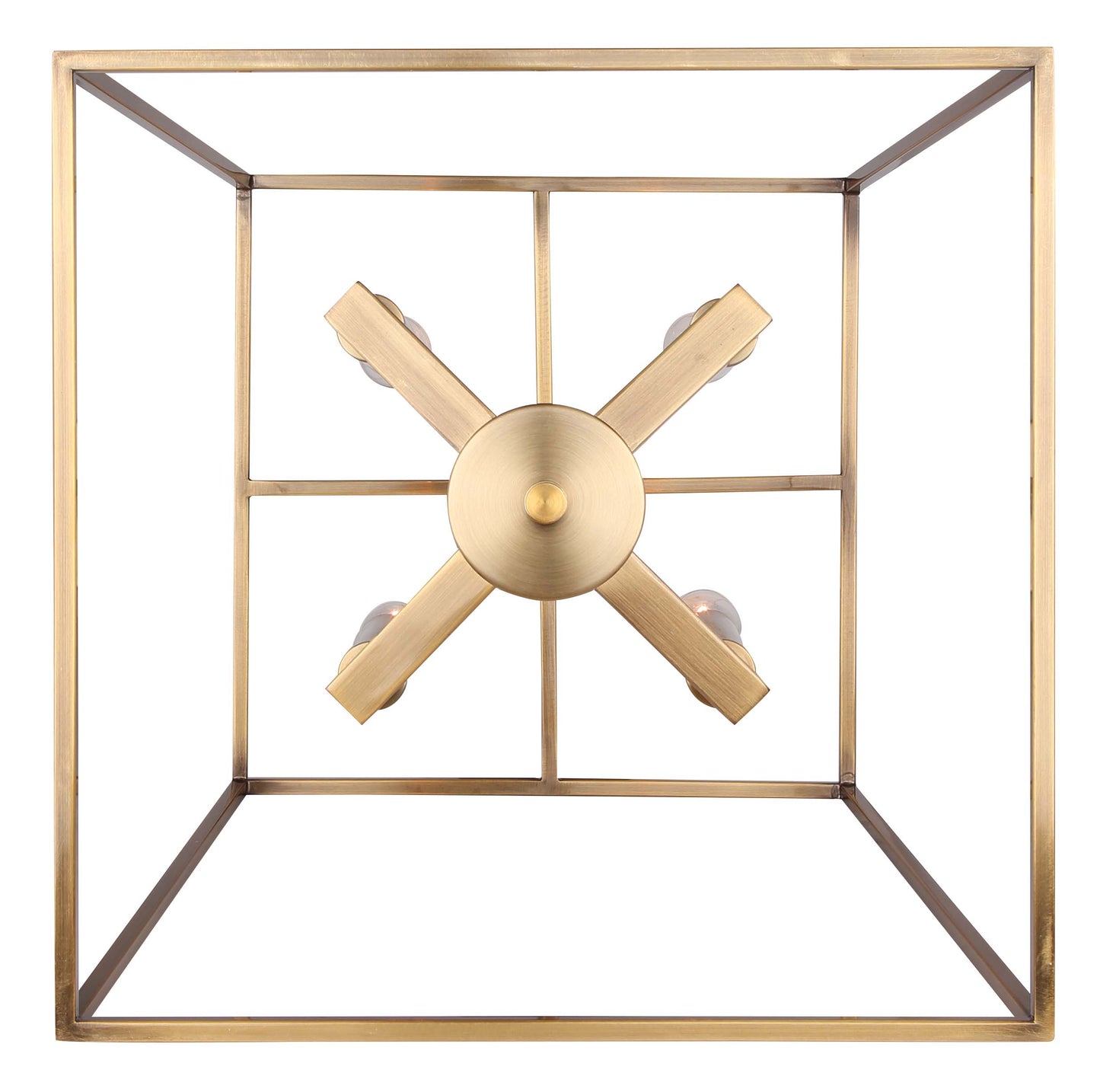 COCO, ICH1034A04GD14, GD Color, 4 Lt 14inch Rod Chandelier