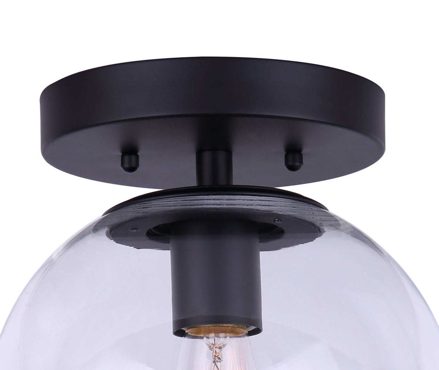 CAMILO, IFM1029A08BK-CL, MBK Color, 1 Lt Flush Mount