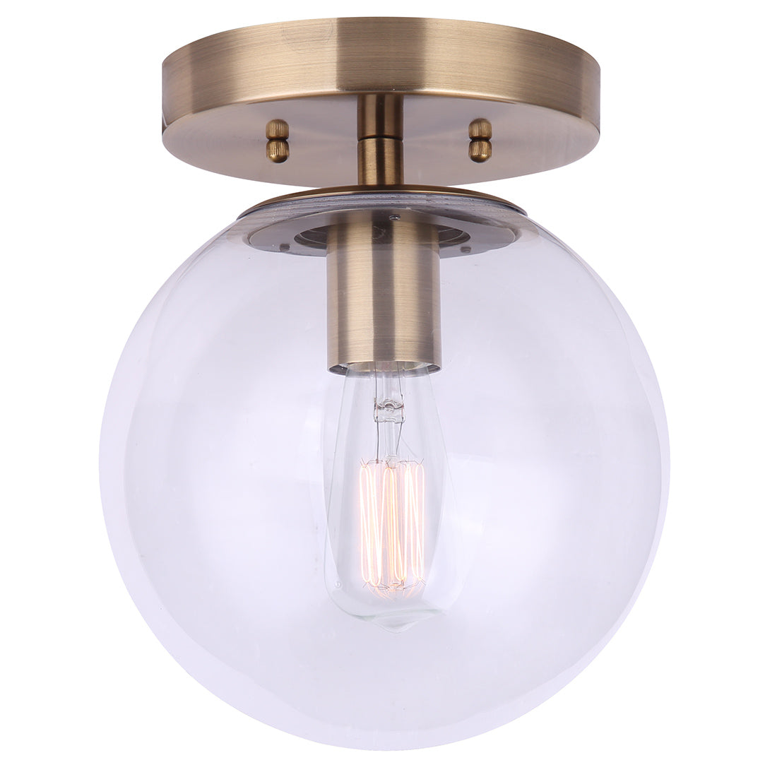 CAMILO, Spec. IFM1029A08GD-CL, GD Color, 1 Lt Flush Mount