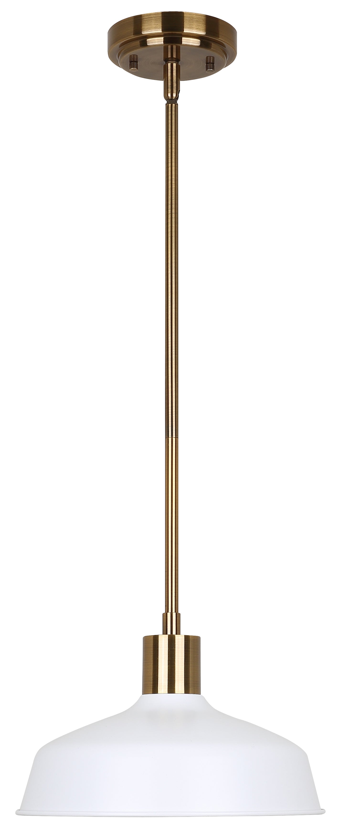 BELLO, IPL1055A01GDW, GD + WH Color, 1 Lt Rod Pendant