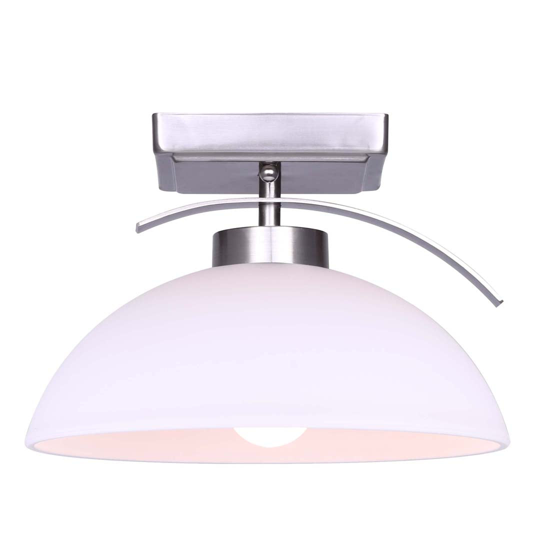 MACK 1 Lt Semi-Flush, IFM1077A01BN, 1 Lt Semi-Flush