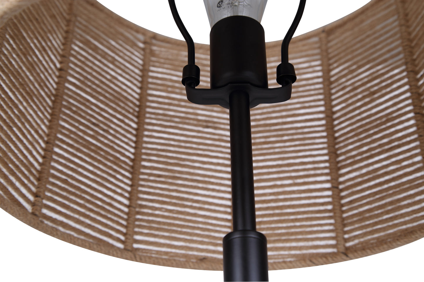 LANO, ITL2134B24BK, MBK Color, 1 Lt Table Lamp
