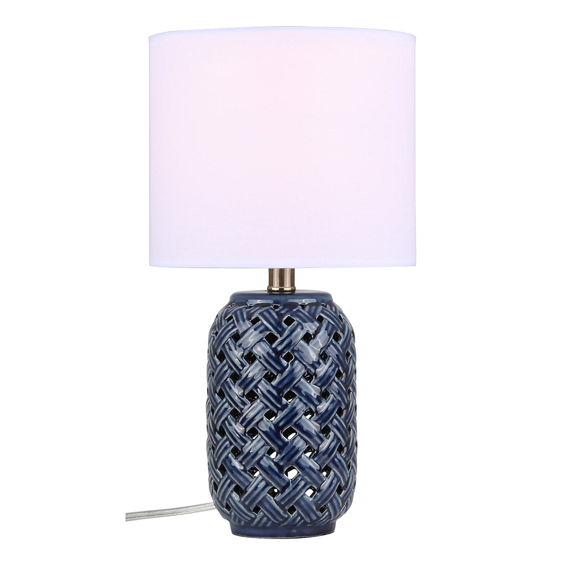 KAILANO, ITL717B16GDB, GD + Blue Color, 1 Lt Table Lamp