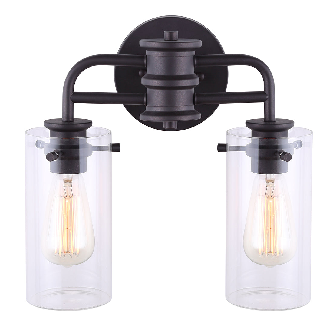 ALBANY,-G- IVL679A02ORB, 2 Lt Vanity, Clear Glass
