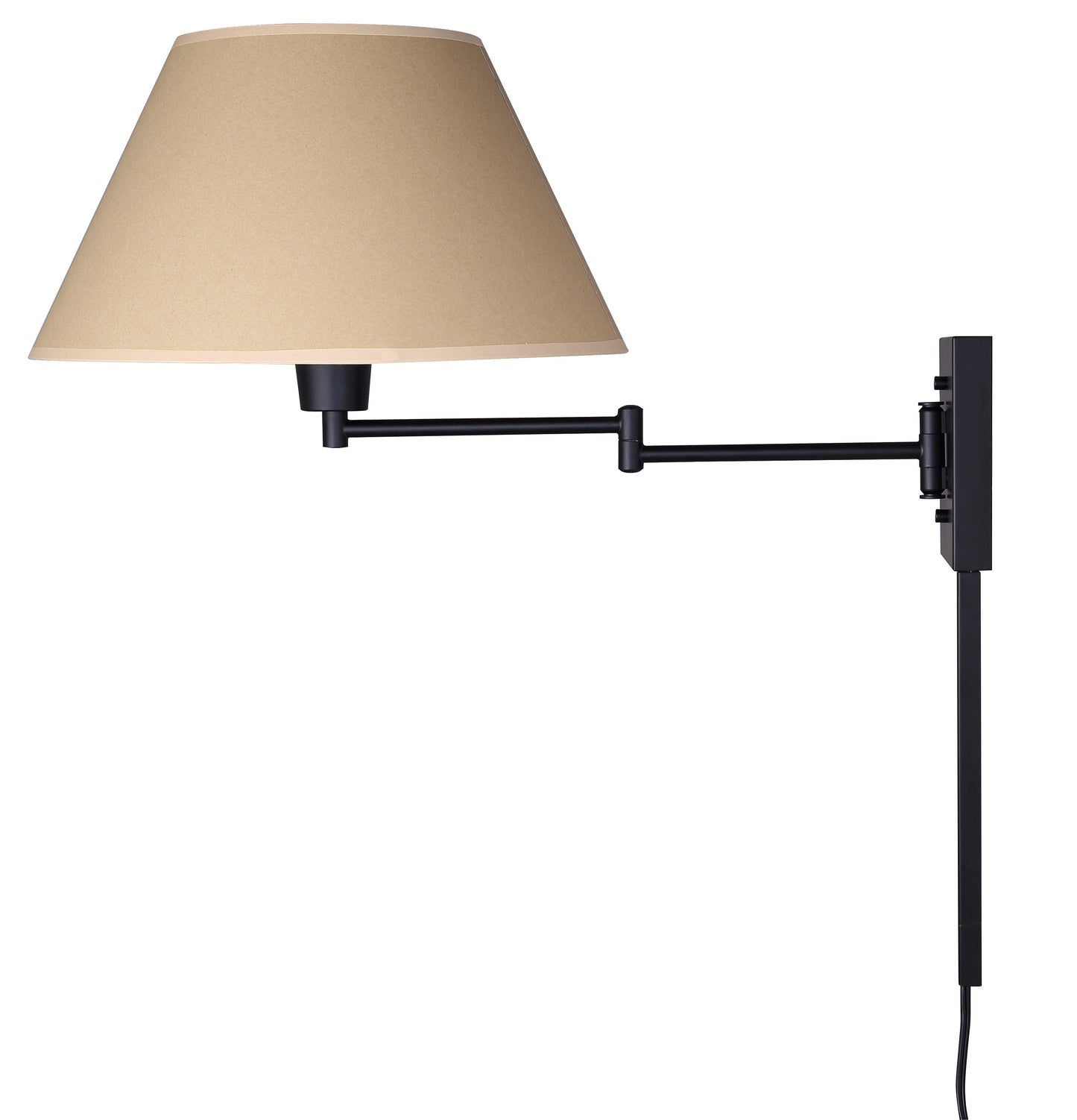 THEODORE, IWF2119B01BK, 1 Lt Wall Fixture