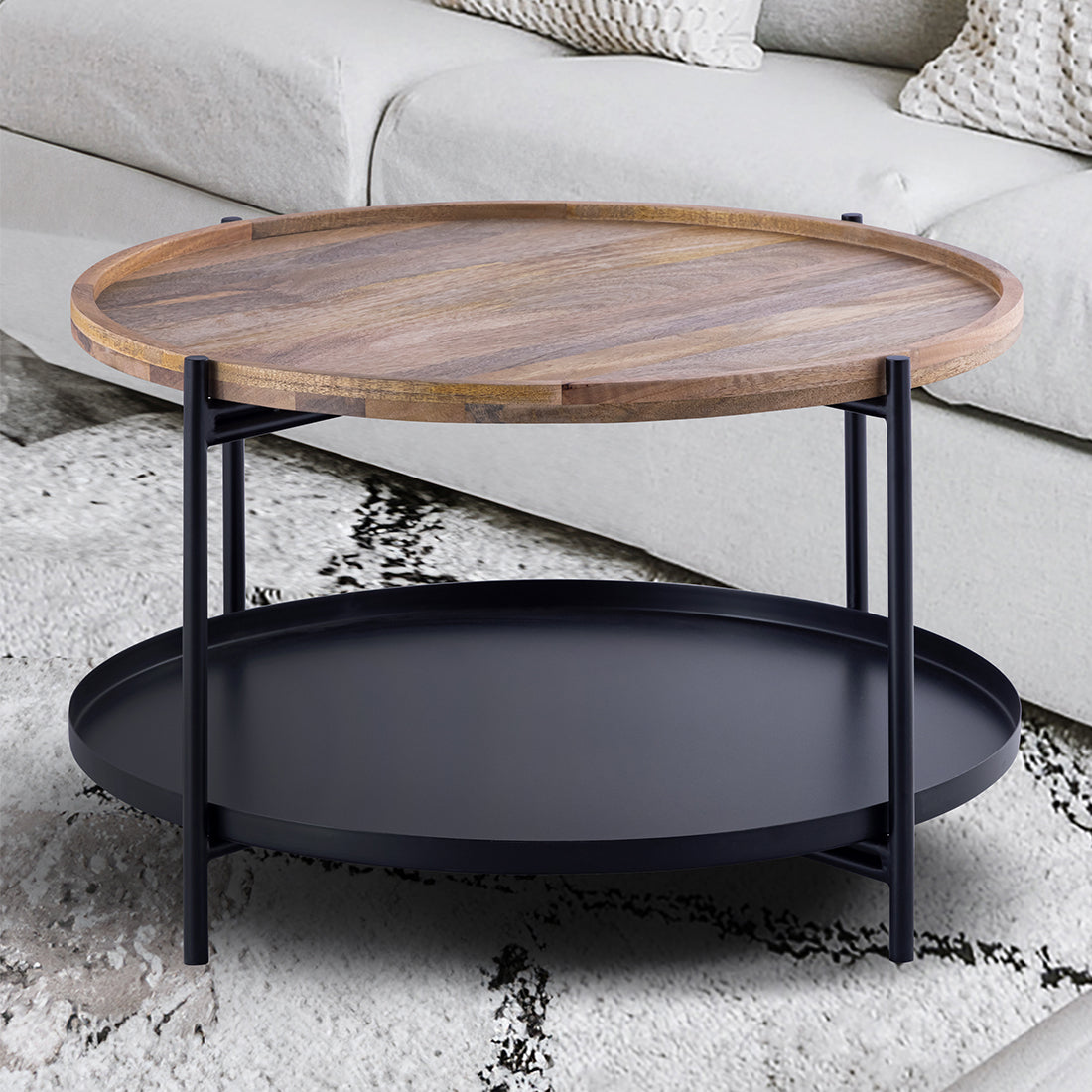 MONTROSE Mango wood and Iron coffee table