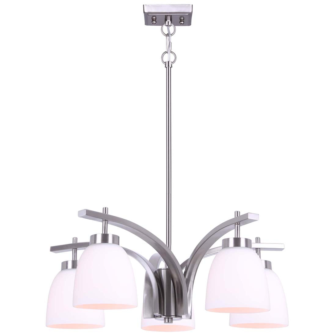 MACK 5 Lt Rod Chandelier, Up and Down