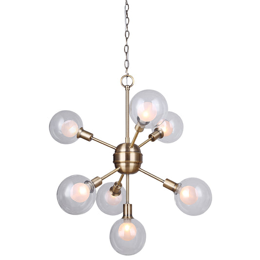 ESTELLA, ICH683A07GD9, 7 Lt Chain Chandelier