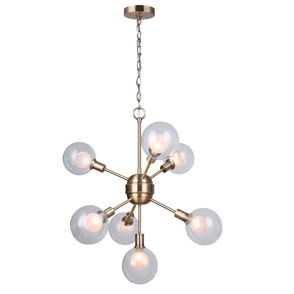 ESTELLA, ICH683A07GD9, 7 Lt Chain Chandelier