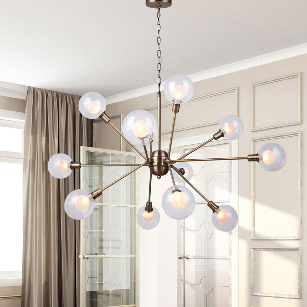 ESTELLA, ICH683A12GD9, 12 Lt Chain Chandelier