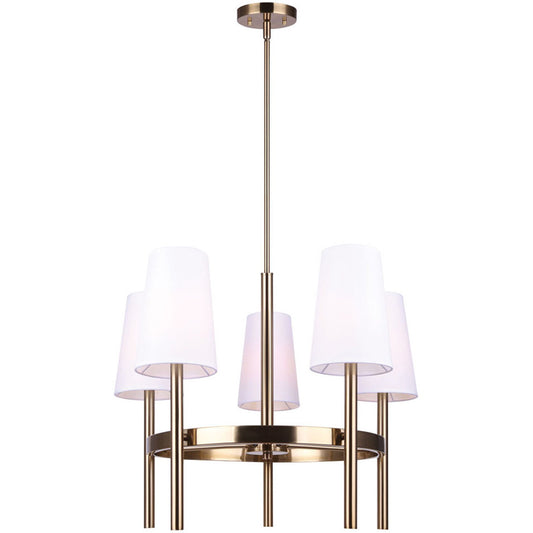 VON, Spec. ICH774B05GD, 5 Lt Rod Chandelier