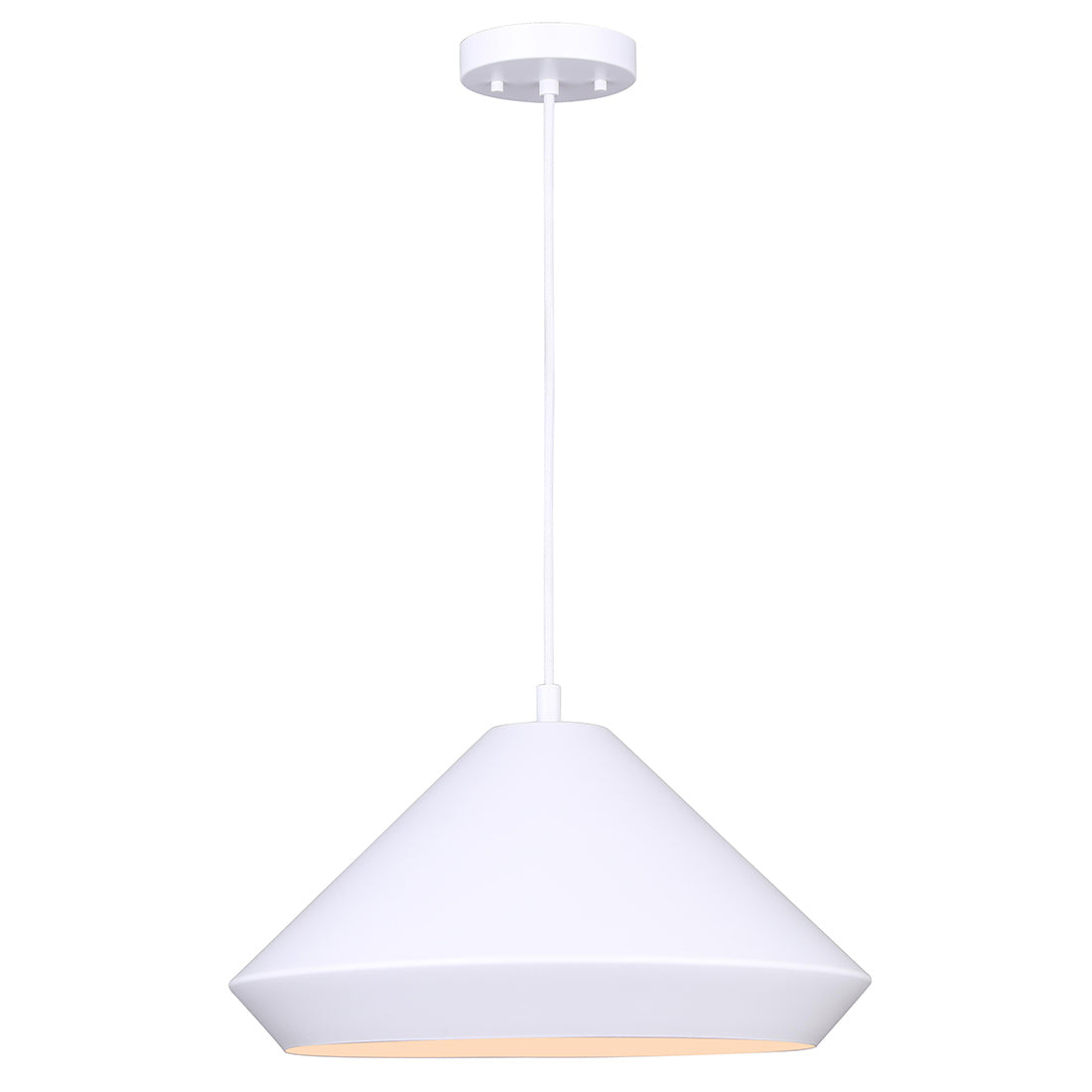 BYCK, IPL1020A16WH, MWH Color, 1 Lt 16inch Width Pendant