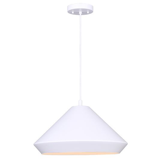 BYCK, IPL1020A16WH, MWH Color, 1 Lt 16inch Width Pendant