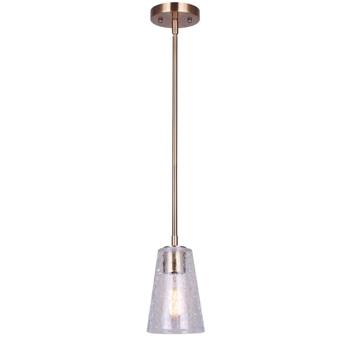 EVERLY, IPL1100A01GD, 1 Lt Rod Pendant