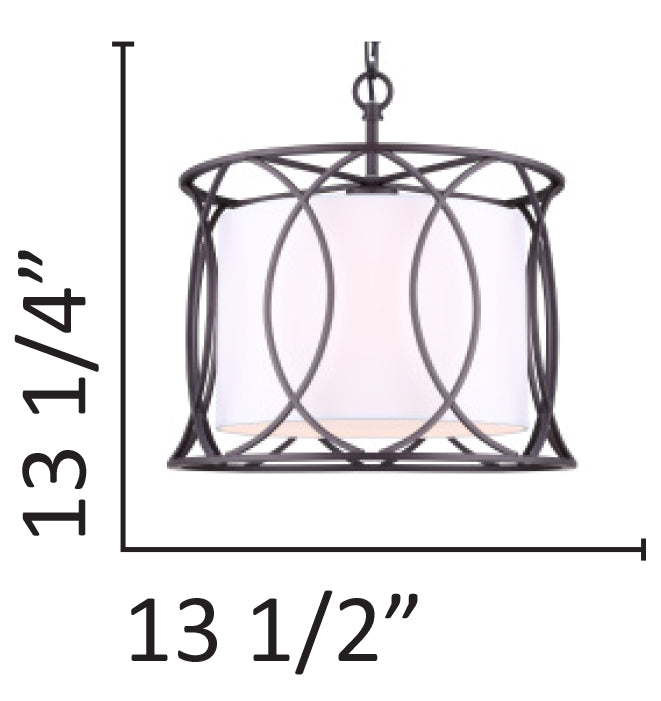 MONICA, IPL320A01ORB14, 1 Lt Pendant