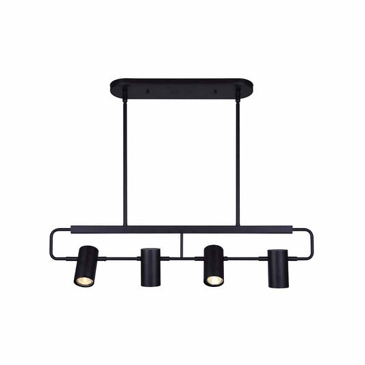 LEAL, IST697B04BK10, MBK Color, 4 Lt Suspended Track