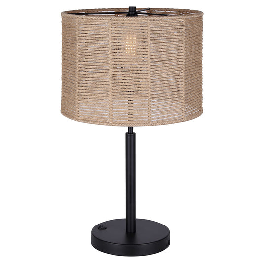 LANO, ITL2134B24BK, MBK Color, 1 Lt Table Lamp