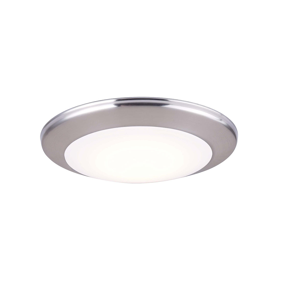 LED Disk, LED-SM6DL-BN-C, 6 IN Brushed Nickel Color Trim