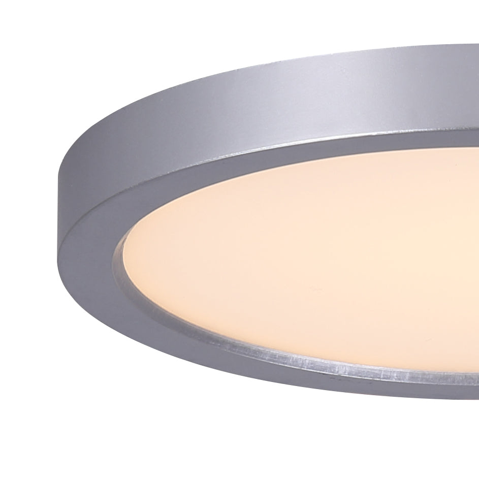 LED Disk, LED-SM7DL-BN-C, 7 IN Brushed Nickel Colour Trim